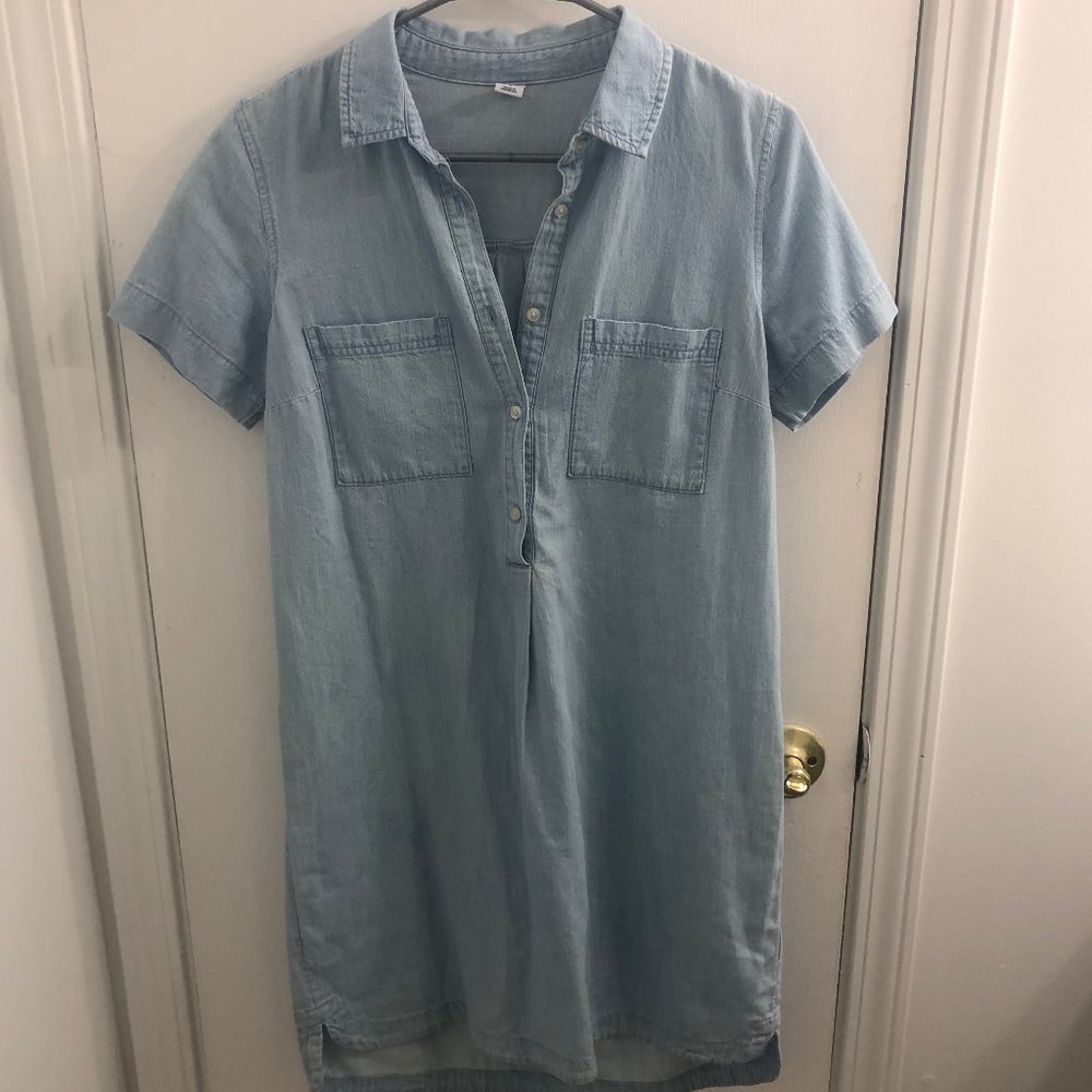 Old Navy Light Wash Blue Jean Dress
